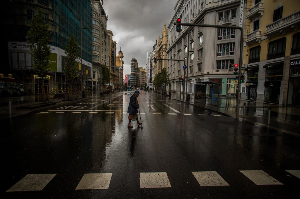 Calles de contaminación Madrid